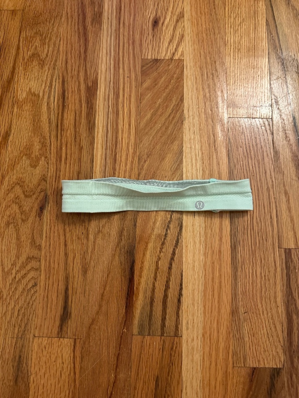 Lululemon Mint Green Athletic Headband X-Static Silver Running Yoga Workout